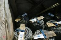 14 ROLLS OF MILD STEEL 2.5MM BARBED WIRE - 8