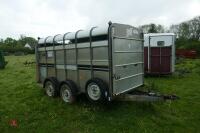 IFOR WILLIAMS 12' LIVESTOCK TRAILER - 17