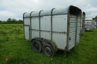 10' TWIN AXLE LIVESTOCK TRAILER - 22