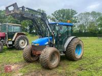 NEW HOLLAND TN75D 4WD TRACTOR - 6