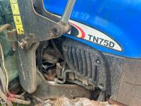 NEW HOLLAND TN75D 4WD TRACTOR - 10