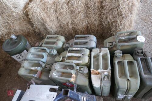 10 JERRY/ FUEL CANS