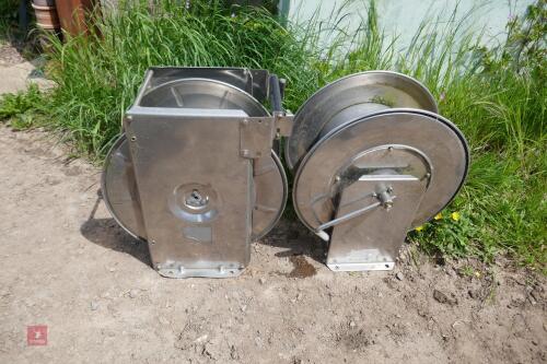 2 X STAINLESS STEEL REELERS