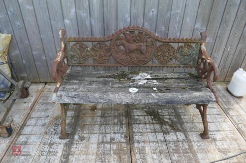 ORNATE GARDEN BENCH