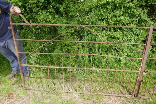 PAIR OF 11' IRON GATES