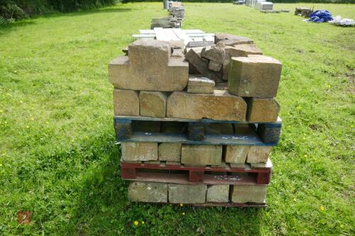 3 PALLETS OF MIXED KERBS/ STONES