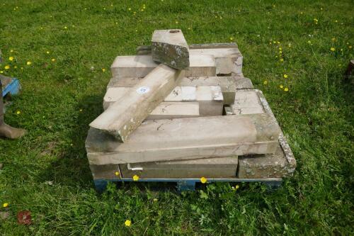 PALLET OF KERB STONES