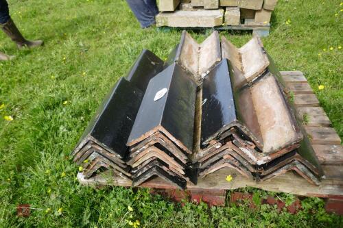 PALLET OF RIDGE TILES