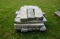 PALLET OF GRANITE KERBS - 2