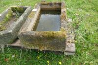 19'' X 31'' X 8'' STONE PLANTER/TROUGH - 5