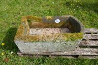 18'' X 32'' X 8'' STONE TROUGH/PLANTER