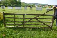 11' WOODEN FIELD GATE