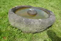 CIRCULAR STONE TROUGH/PLANTER - 4