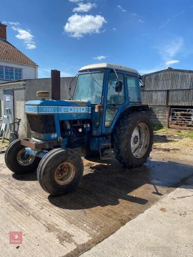 1983 FORD 7710 2WD TRACTOR