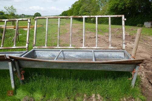 8'3'' FREESTANDING GALVANISED TROUGH