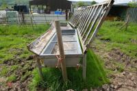 8'3'' FREESTANDING GALVANISED TROUGH - 2