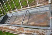 8'3'' FREESTANDING GALVANISED TROUGH - 3