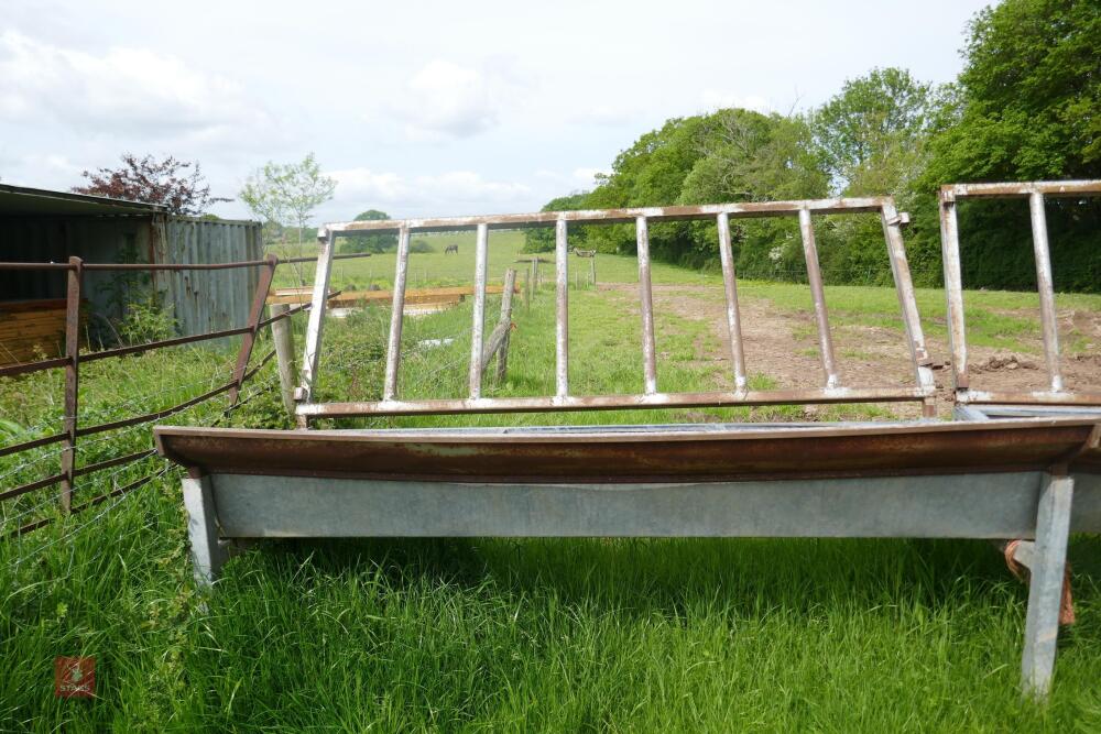 8'3'' FREESTANDING GALVANISED TROUGH