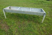 8' FREESTANDING GALVANISED TROUGH - 3