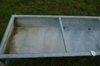 8' FREESTANDING GALVANISED TROUGH - 5