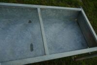 8' FREESTANDING GALVANISED TROUGH - 6