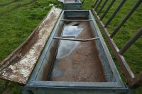 8'3'' FREESTANDING GALVANISED TROUGH - 6