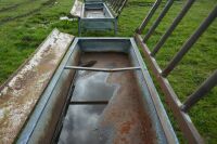 8'3'' FREESTANDING GALVANISED TROUGH - 8