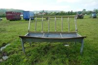 8'3'' FREESTANDING GALVANISED TROUGH - 2