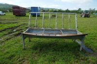 8'3'' FREESTANDING GALVANISED TROUGH