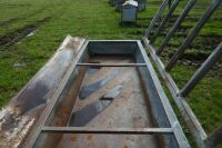 8'3'' FREESTANDING GALVANISED TROUGH - 7