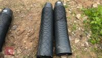 APPROX 120 10' X 8' BLACK PLANT POTS - 4