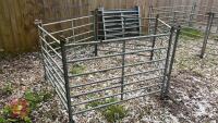 5 X 4' GALVANISED SHEEP HURDLES - 3