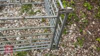 4 X 4' GALVANISED SHEEP HURDLES - 3