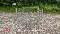 5 X 6' GALVANISED SHEEP HURDLES - 9