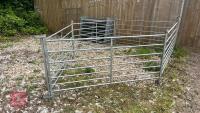 5 X 6' GALVANISED SHEEP HURDLES