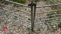 5 X 6' GALVANISED SHEEP HURDLES - 4