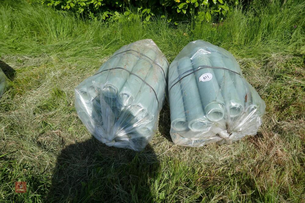 2 BAGS OF 100 NEW 58CM TREE GUARDS