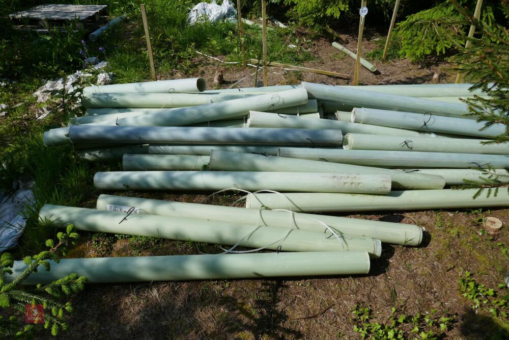 LARGE QTY NEW 178CM PLASTIC TREE GUARDS