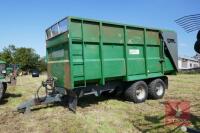 2013 STAINES 17T TWIN AXLE SILAGE TRAILER - 2