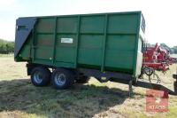 2013 STAINES 17T TWIN AXLE SILAGE TRAILER - 3