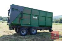 2013 STAINES 17T TWIN AXLE SILAGE TRAILER - 4