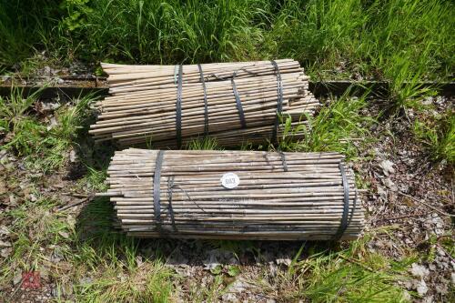 2 BUNDLES OF 500 NEW 35 BAMBOO CANES"