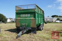 2013 STAINES 17T TWIN AXLE SILAGE TRAILER - 7