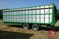 2016 BROUGHAN 26' TWIN AXLE LIVESTOCK TRAILER - 8