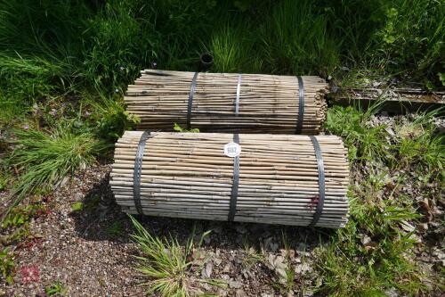 2 BUNDLES OF 500 NEW 35 BAMBOO CANES"