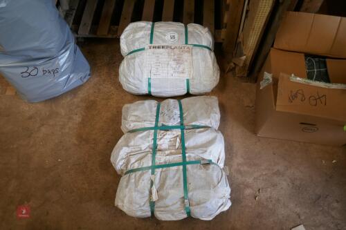 2 BALES OF 100 X 15L PLASTIC TREE BAGS