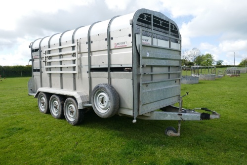 2014 NUGENT 14' TRI AXLE TRAILER