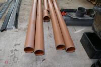 6 LENGTHS/JOINS OF SEWER PIPE - 3