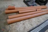 6 LENGTHS/JOINS OF SEWER PIPE - 10