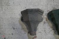 2 CAST IRON GUTTER HOPPERS - 5